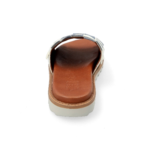Thumbnail - Pantolette NYXA, kokos blautanne 39