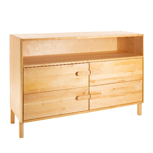 Kommode ERLENWELT mit offenem Fach 135 cm H 90 x B 135 x T 45 cm